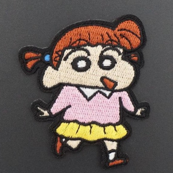 Crayon Shin Chan 'Nene Sakurada | Running' Embroidered Patch