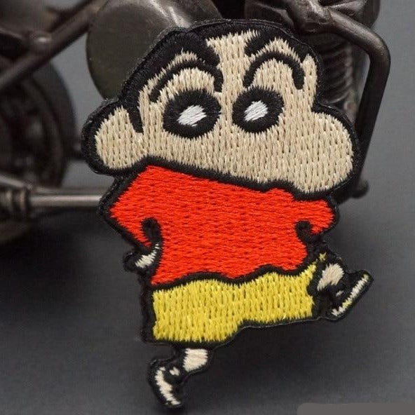 Crayon Shin Chan 'Hopping' Embroidered Patch