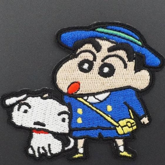 Crayon Shin Chan 'In School Uniform' Embroidered Patch