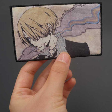 One Piece 'Sanji | Smoke' Embroidered Velcro Patch