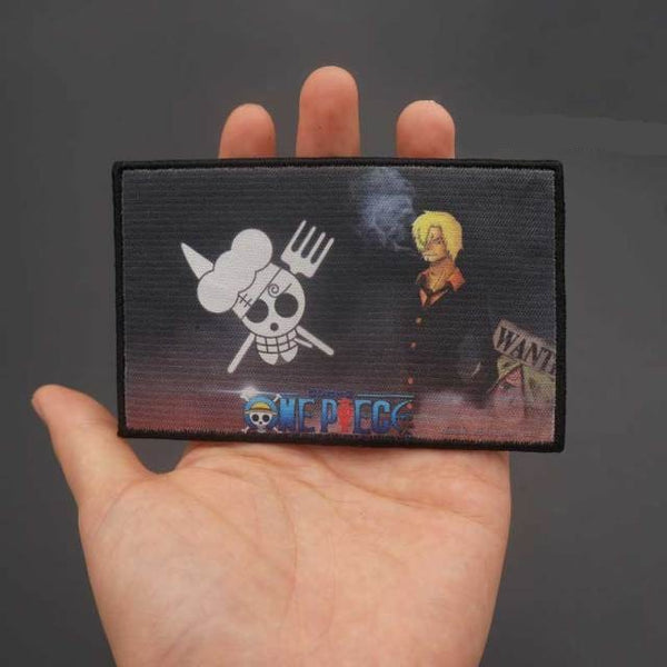 One Piece 'Skull x Vinsmoke' Embroidered Velcro Patch