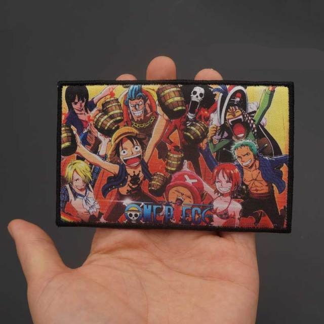 One Piece 'The Crew | Thrilled' Embroidered Velcro Patch