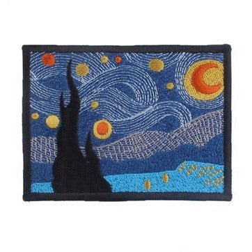 Van Gogh 'Starry Night' Embroidered Patch