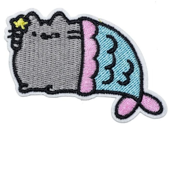 Pusheen the Cat 'Mermaid' Embroidered Patch