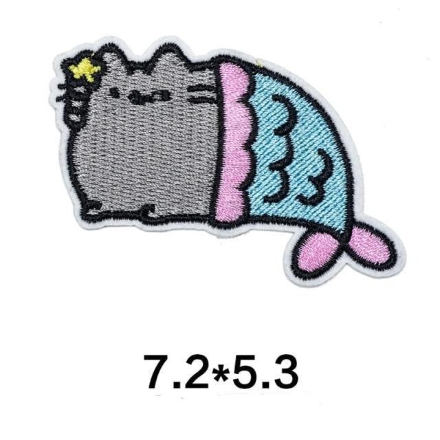 Pusheen the Cat 'Mermaid' Embroidered Patch