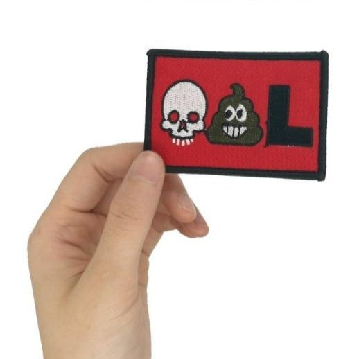 Deadpool 'Emoji' Embroidered Patch