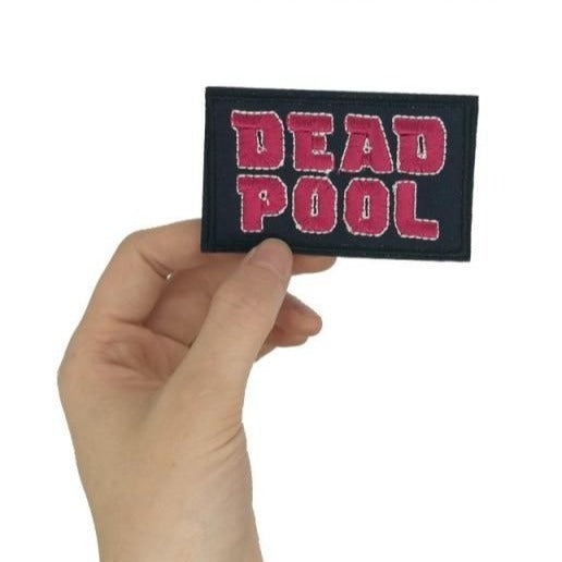 Deadpool 'Pink Font' Embroidered Patch
