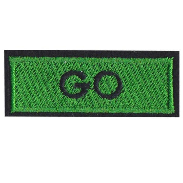 Go Sign Embroidered Patch