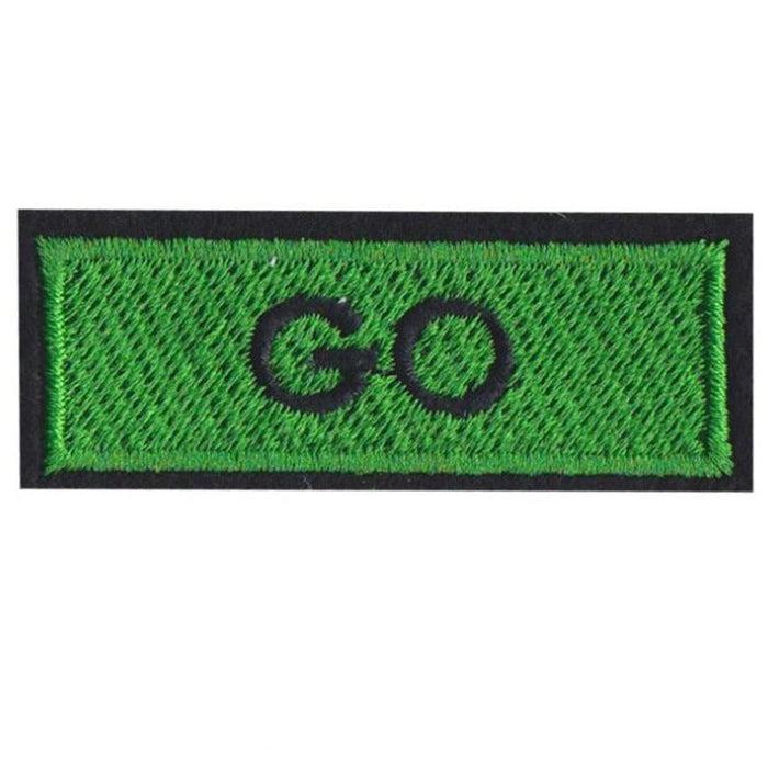 Go Sign Embroidered Patch