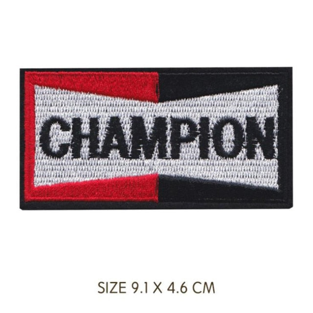 Champion Embroidered Patch