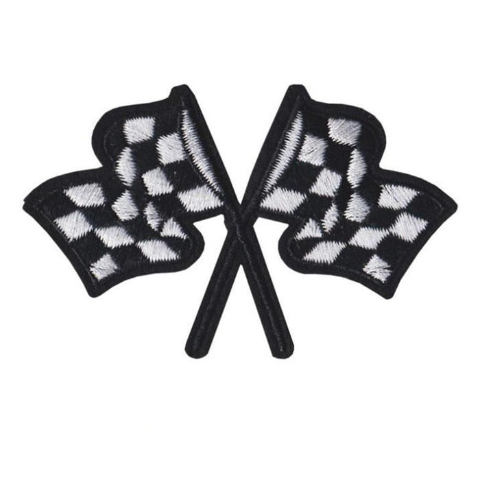 Racing Flags Embroidered Patch
