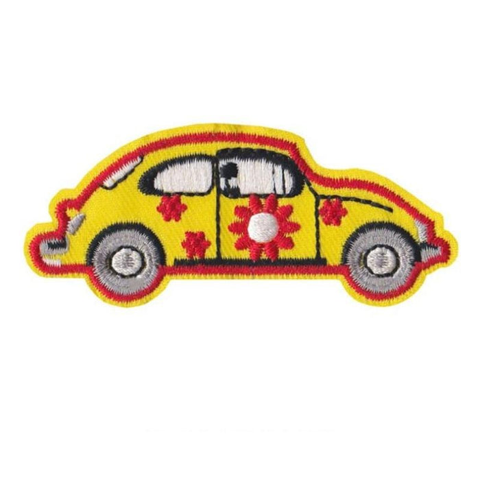 Floral Beetle Car Embroidered Patch