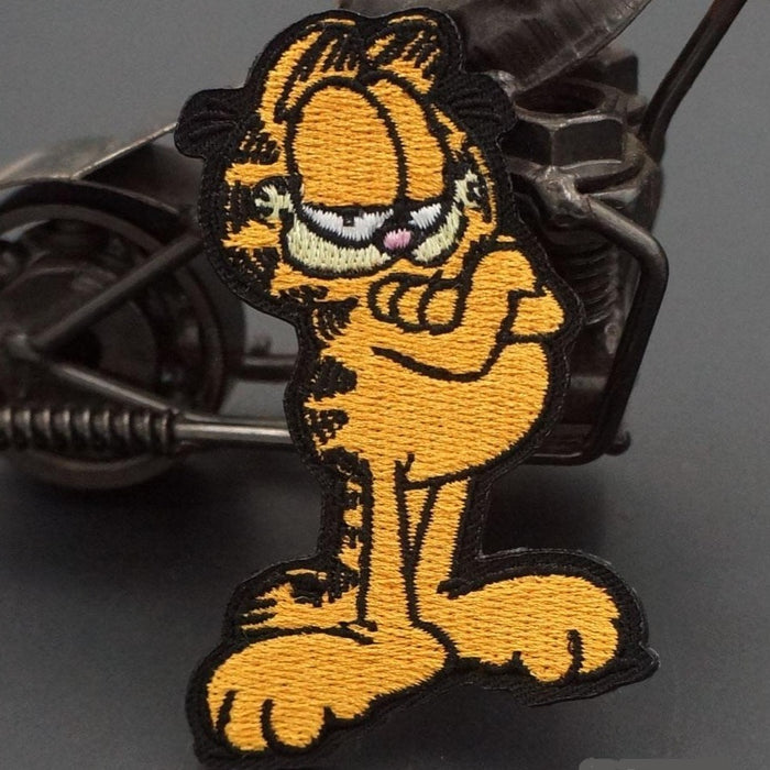 Garfield 'Proud | Black Trim' Embroidered Patch
