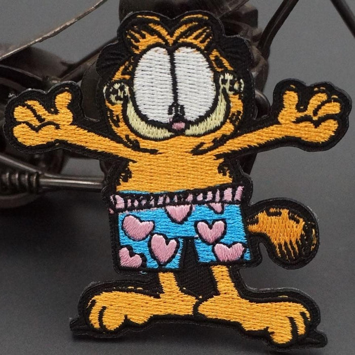 Garfield 'Boxer Short | Black Trim' Embroidered Patch