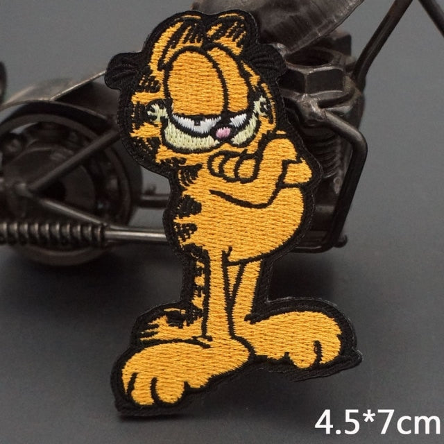 Garfield 'Proud | Black Trim' Embroidered Patch