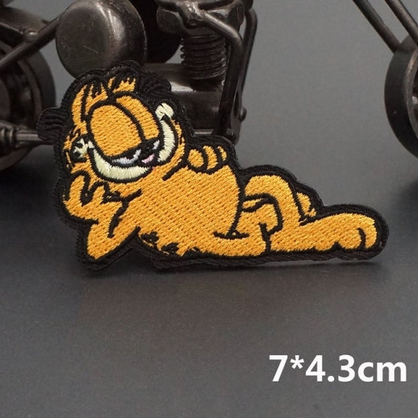 Garfield 'Chillin | Black Trim' Embroidered Patch