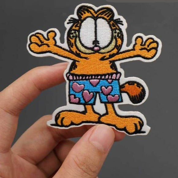 Garfield 'Boxer Short | White Trim' Embroidered Patch