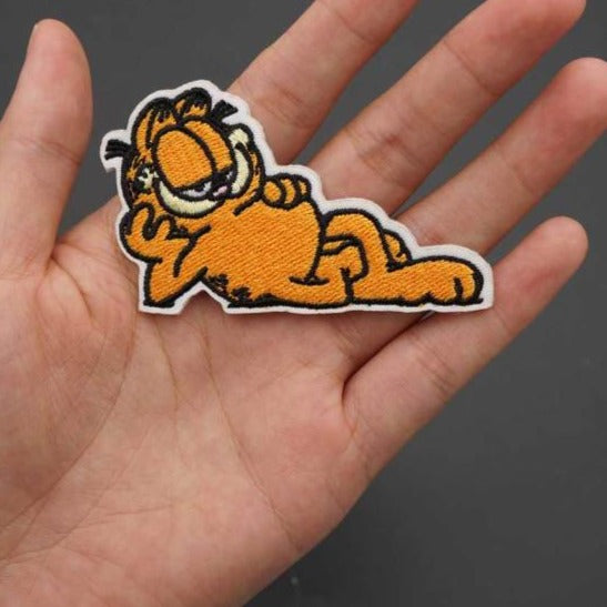 Garfield 'Chillin | White Trim' Embroidered Patch