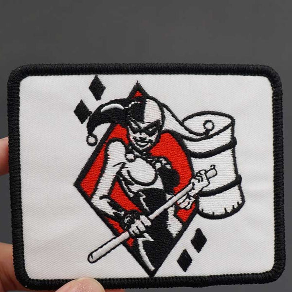 Harley Quinn 'Jester' Embroidered Patch