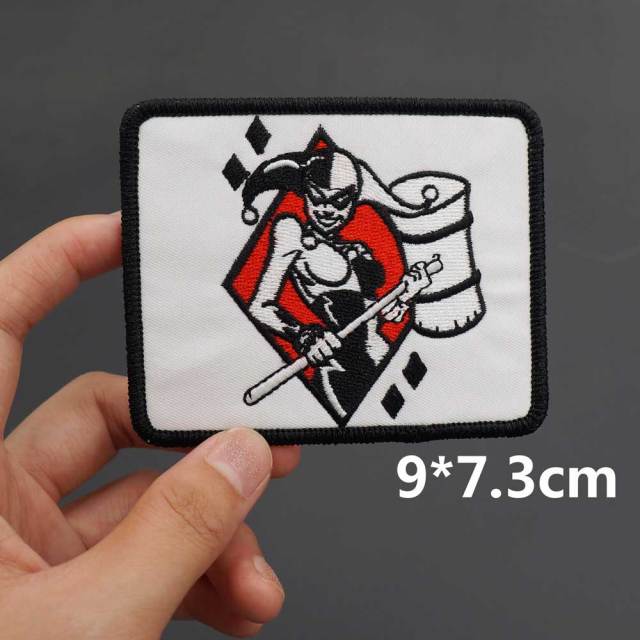 Harley Quinn 'Jester' Embroidered Patch