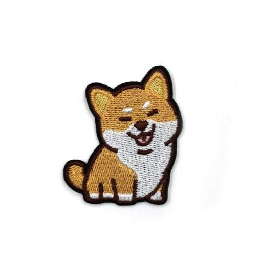 Dog 'Shiba Inu | Smiling' Embroidered Patch