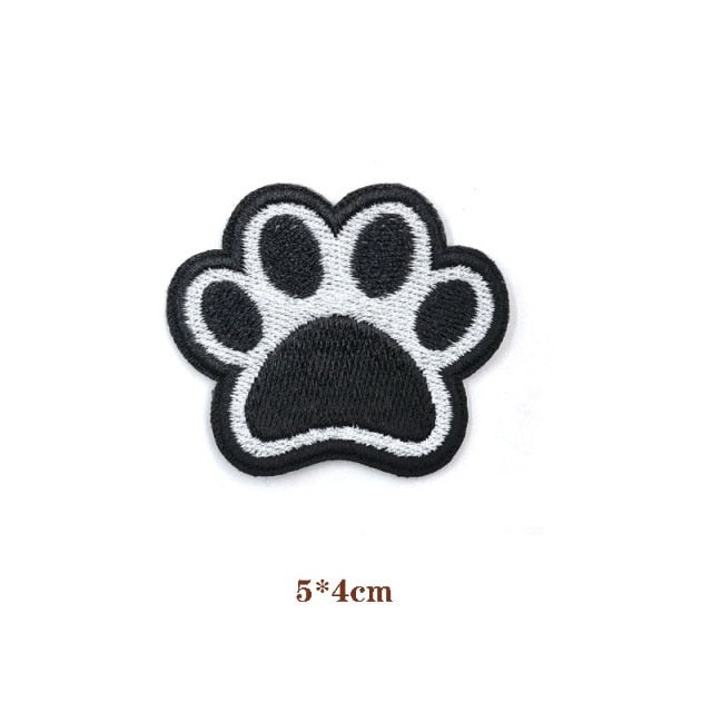 Dog 'Paw' Embroidered Patch