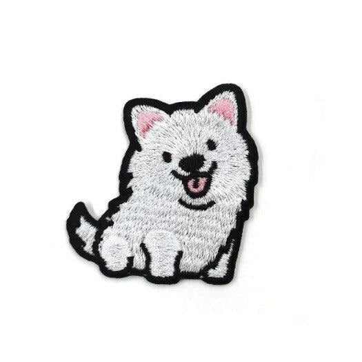 Dog 'Samoyed | Smiling' Embroidered Patch