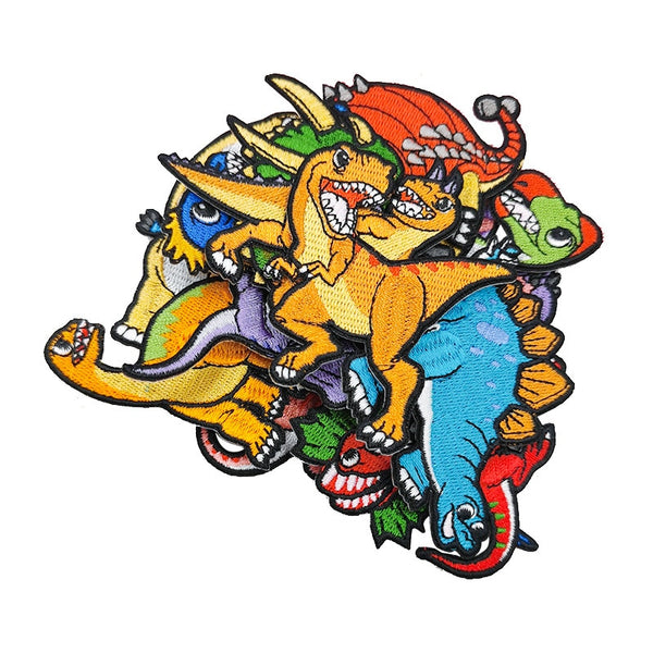 Dinosaur 'Dilophosaurus | Cartoon' Embroidered Patch