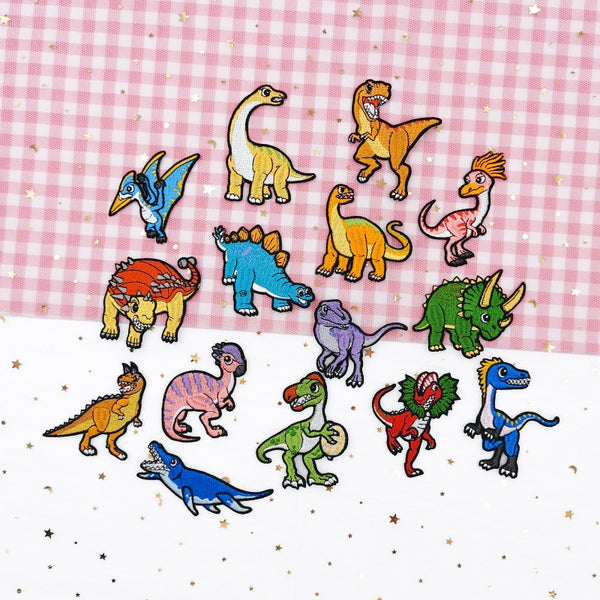 Dinosaur 'Prenocephale | Cartoon' Embroidered Patch