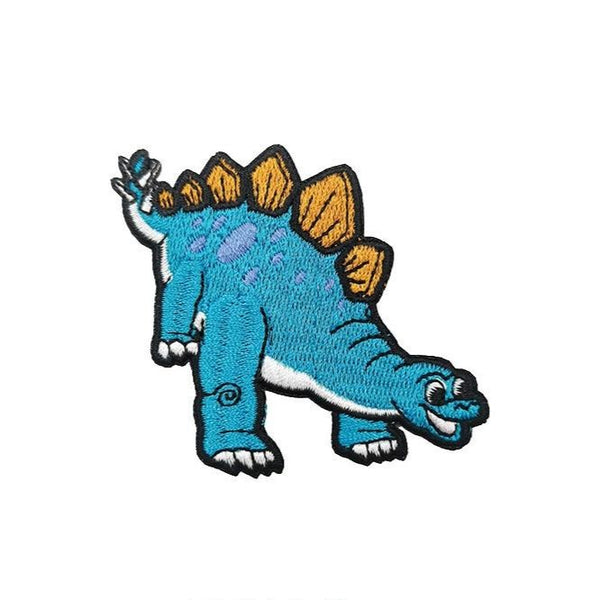 Dinosaur 'Stegosaurus | Blue' Embroidered Patch