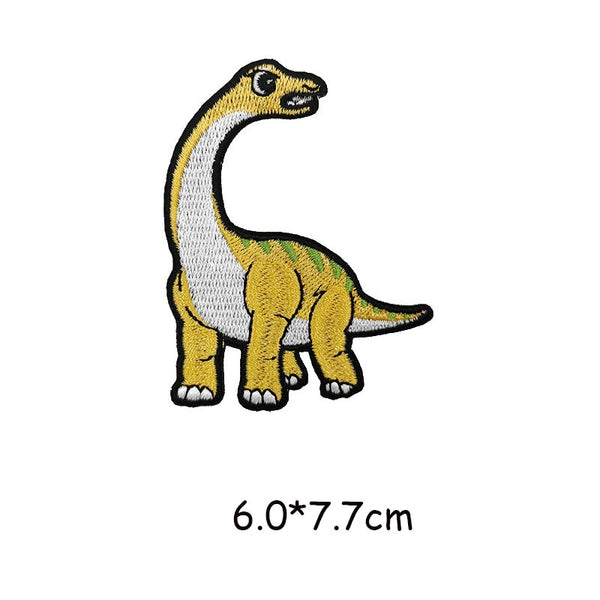 Dinosaur 'Brachiosaurus | Yellow' Embroidered Patch