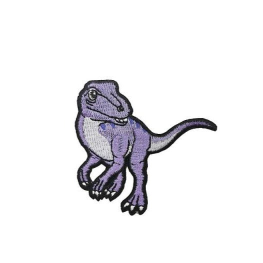 Dinosaur 'Velociraptor | Blue' Embroidered Patch
