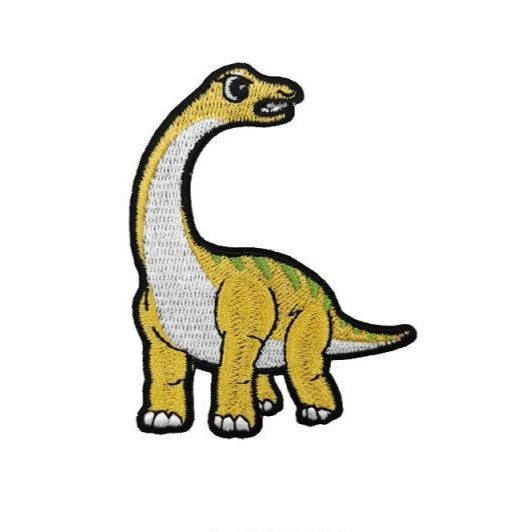 Dinosaur 'Brachiosaurus | Yellow' Embroidered Patch