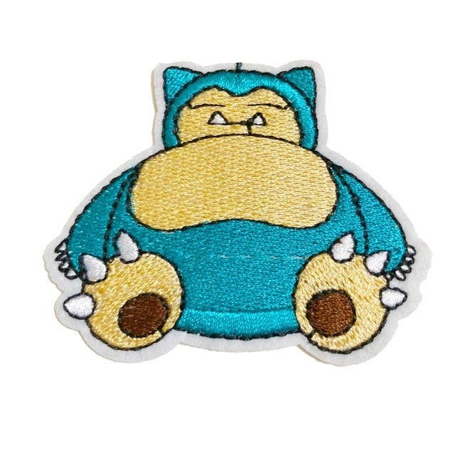 Pokemon 'Snorlax | Sitting 1.0' Embroidered Patch