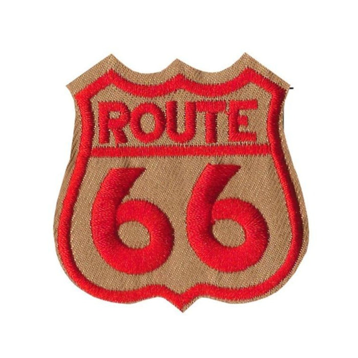 Cool 'Route 66' Embroidered Patch