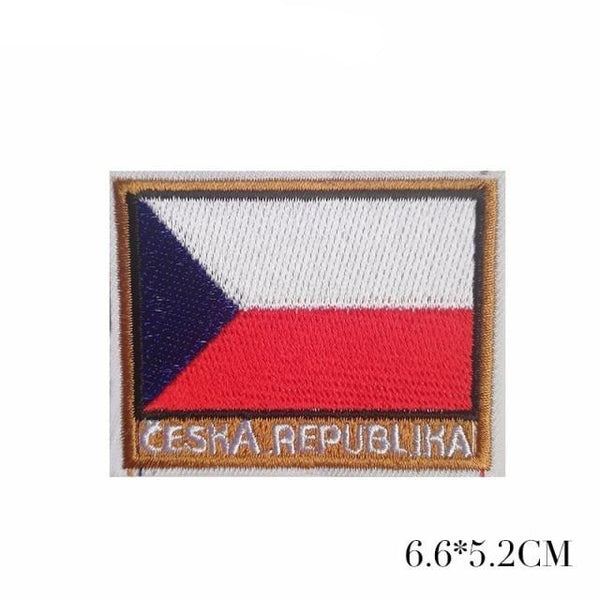 Flag 'Česká Republika' Embroidered Patch