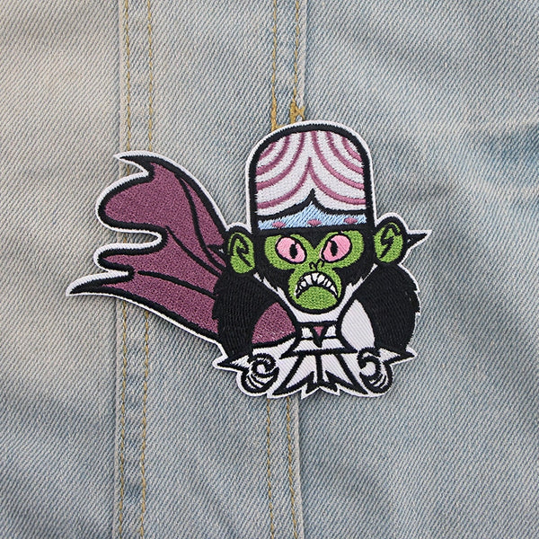 The Powerpuff Girls 'Mojo Jojo' Embroidered Patch