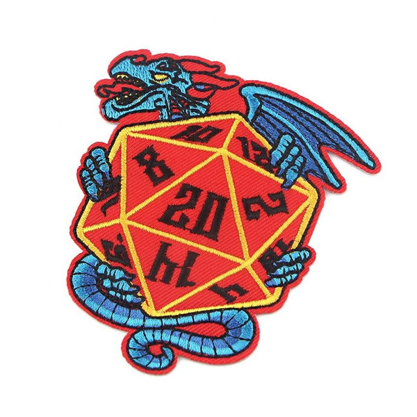 Dungeons & Dragons 'Dragon Dice | Red' Embroidered Patch