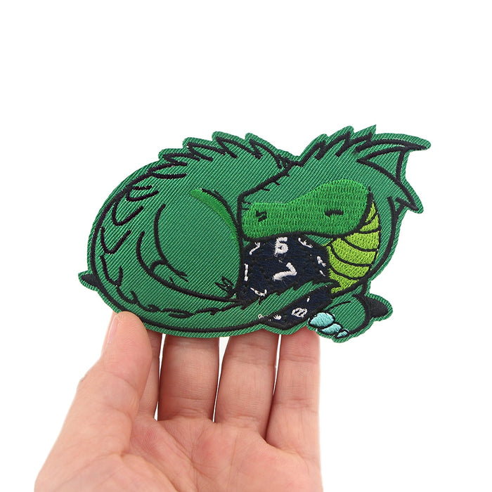 Dungeons & Dragons 'Dragon Dice | Black' Embroidered Patch