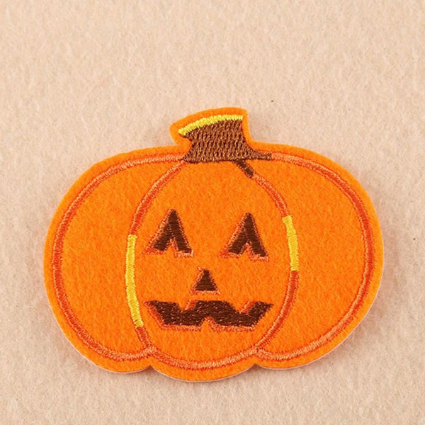 Halloween 'Pumpkin' Embroidered Patch