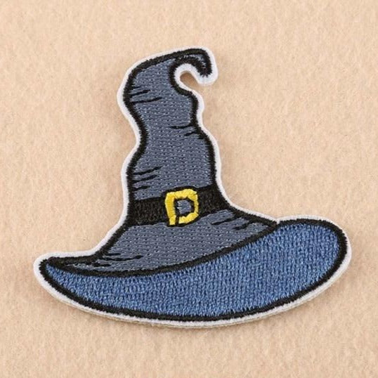 Halloween 'Witch's Hat' Embroidered Patch