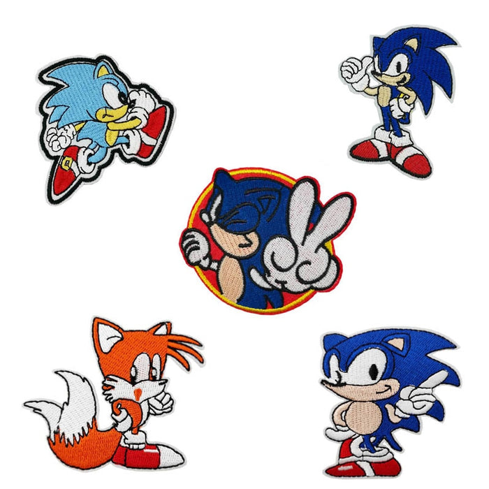 Sonic the Hedgehog 'Peace Sign' Embroidered Patch