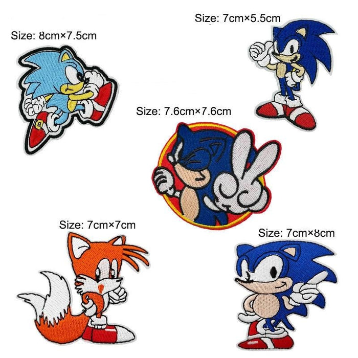 Sonic the Hedgehog 'Running Fast' Embroidered Patch