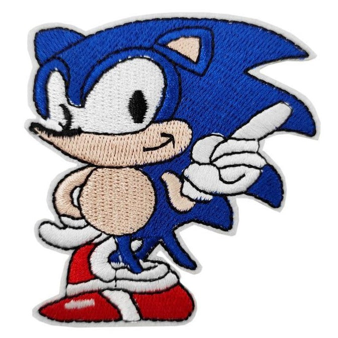 Sonic the Hedgehog 'Smart' Embroidered Patch