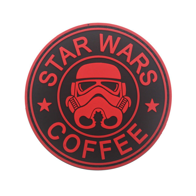 'Star Wars Coffee | Stormtrooper | 3.0' PVC Rubber Patch