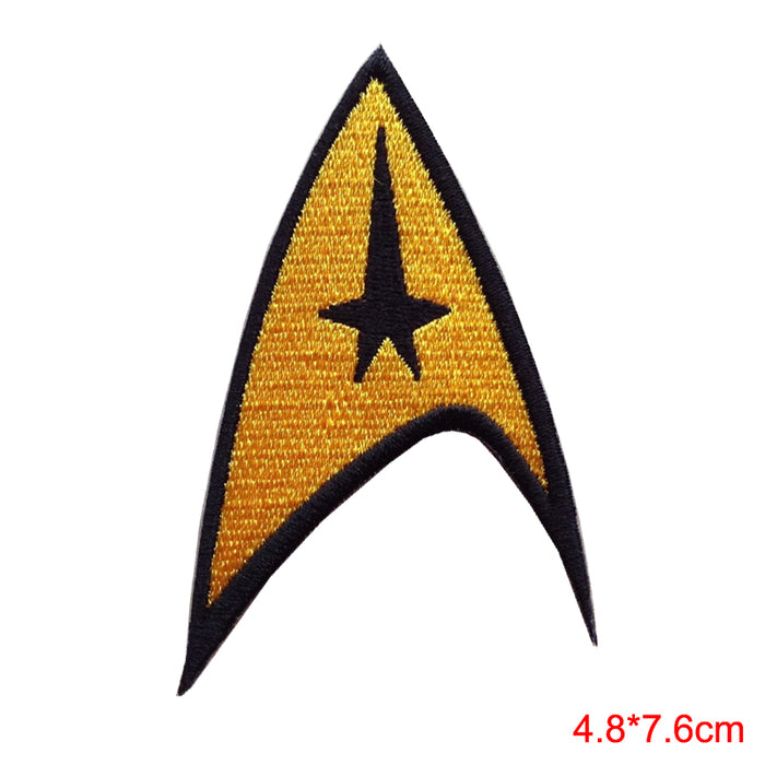 Star Trek 'Starship Duty Insignia' Embroidered Patch Set of 10