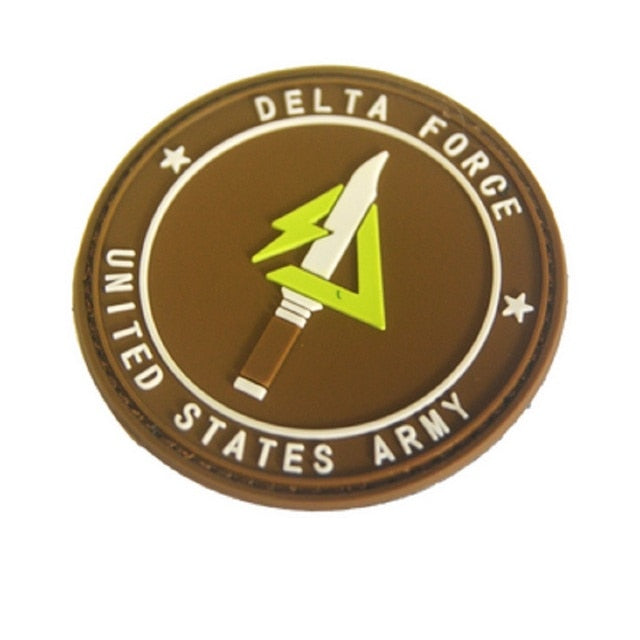 'Delta Force | United States Army' PVC Rubber Velcro Patch