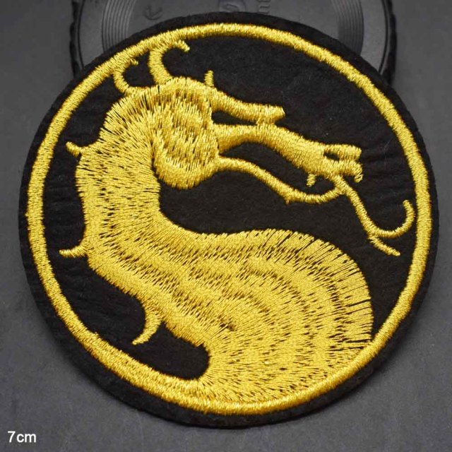 Mortal Kombat 'Dragon' Embroidered Patch