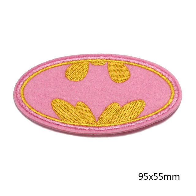 Batman 'Logo | Pink' Embroidered Patch