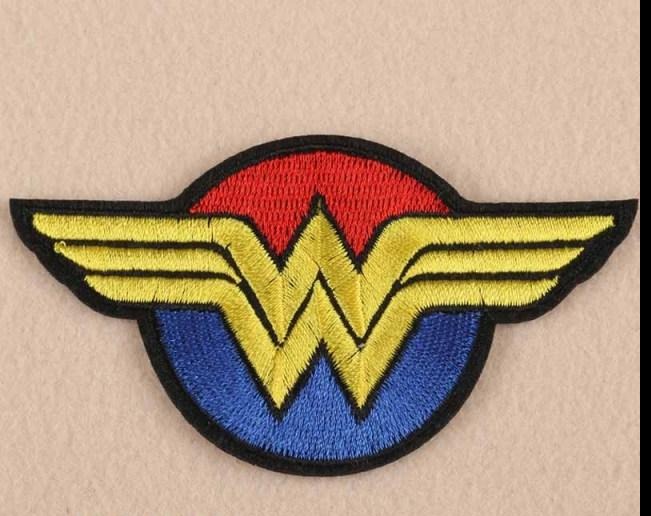 Wonder Woman 'Logo' Embroidered Patch